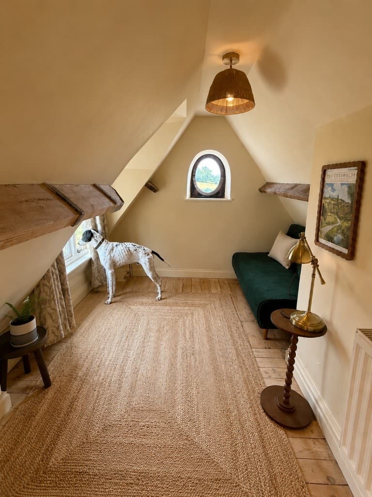 Bedroom 4 — cosy attic room with exposed beams